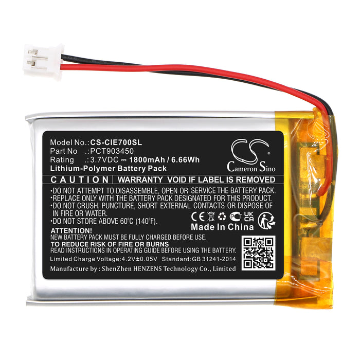 Coinsound E7, E7 Pro, OWIN E7 Headphone Replacement Battery