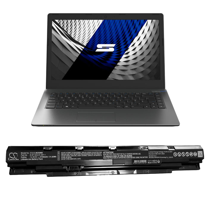 Clevo N240WU N250WU Sager N240BU Sager N240JU Sager N250JU Sager N250LU Sager NP3240 Sager NP3245 Laptop and Notebook Replacement Battery