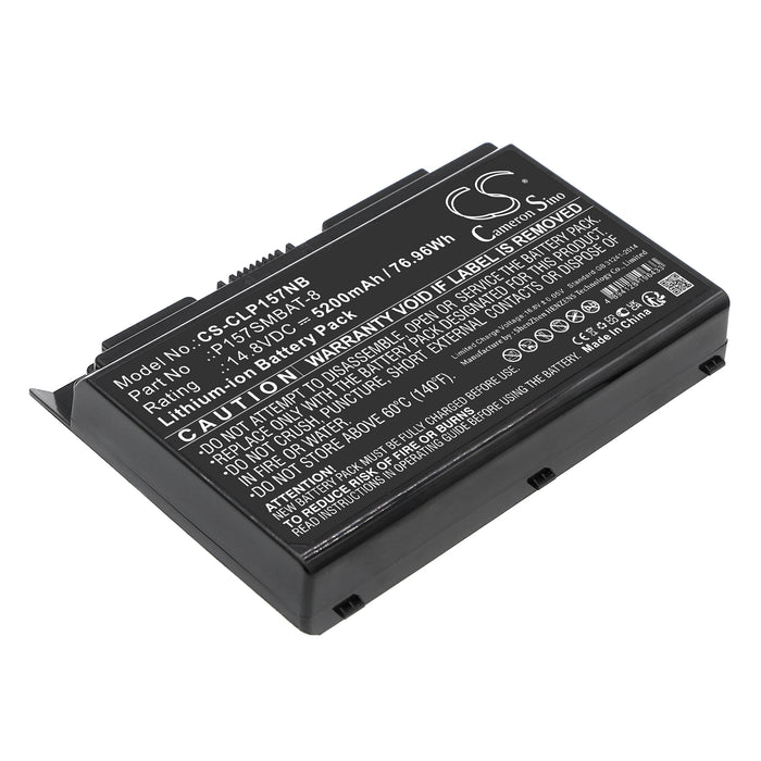 Clevo EON117-S, EON15-S, EON17-S, P157SM, P157SM-A, P177SM, P177SM-A, P17SM-A Laptop and Notebook Replacement Battery