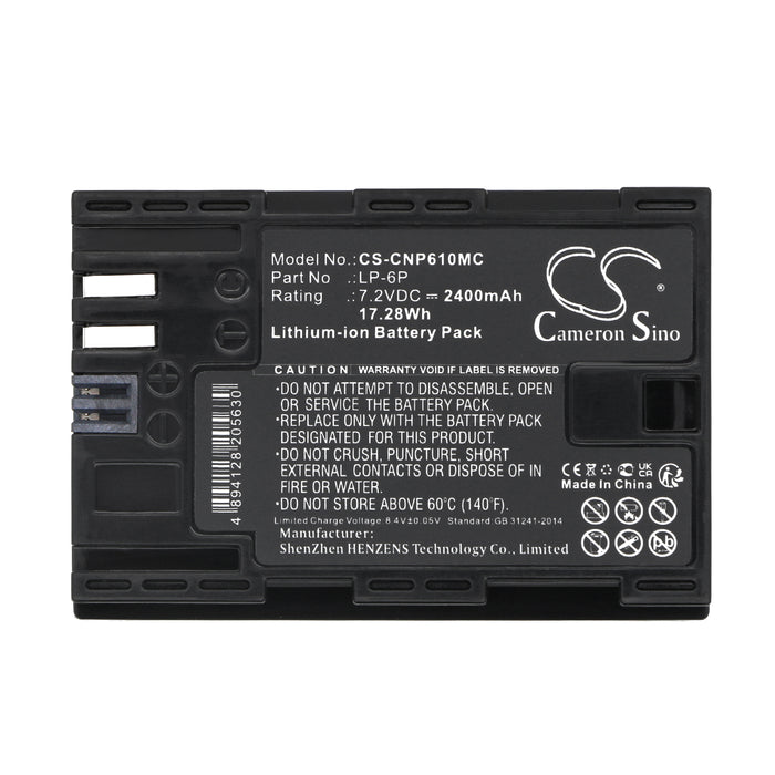 Infiniton EOS 7D EOS 6D EOS 60D 5D Mark III EOS 7D Mark II EOS 5D Mark II EOS 5D Mark III EOS 60Da Camera Replacement Battery