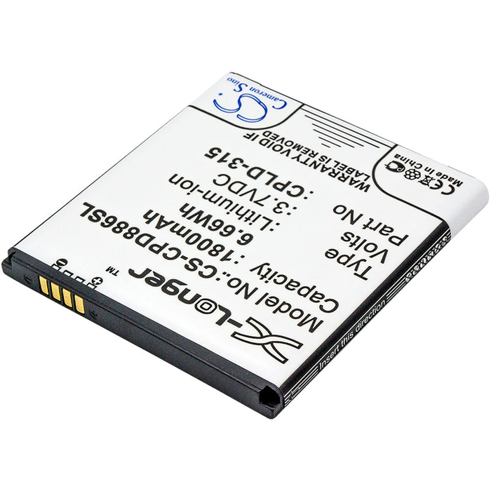 Vodafone 888N,889N,890N,Smart 4,Smart 4 Turbo,Smart 4G Mobile Phone Replacement Battery
