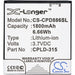 Vodafone 888N,889N,890N,Smart 4,Smart 4 Turbo,Smart 4G Mobile Phone Replacement Battery
