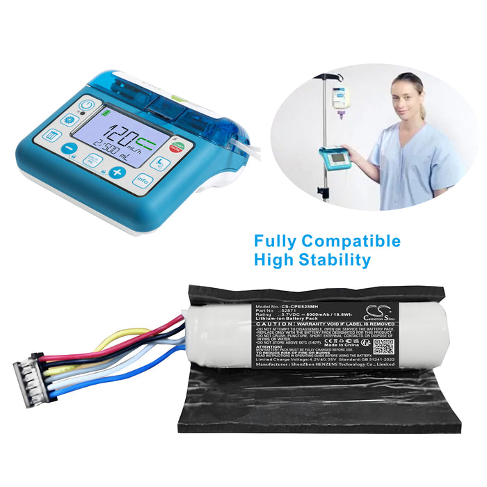 Compat Ella 12272020 feeding pump Medical Replacement Battery