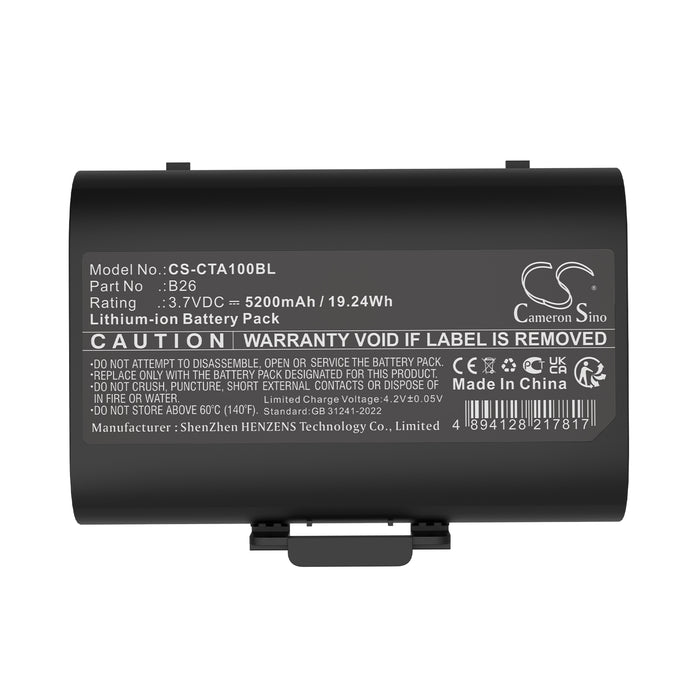 Castles Saturn 1000 S1F2 Saturn 1000F 5200mAh Payment Terminal Replacement Battery