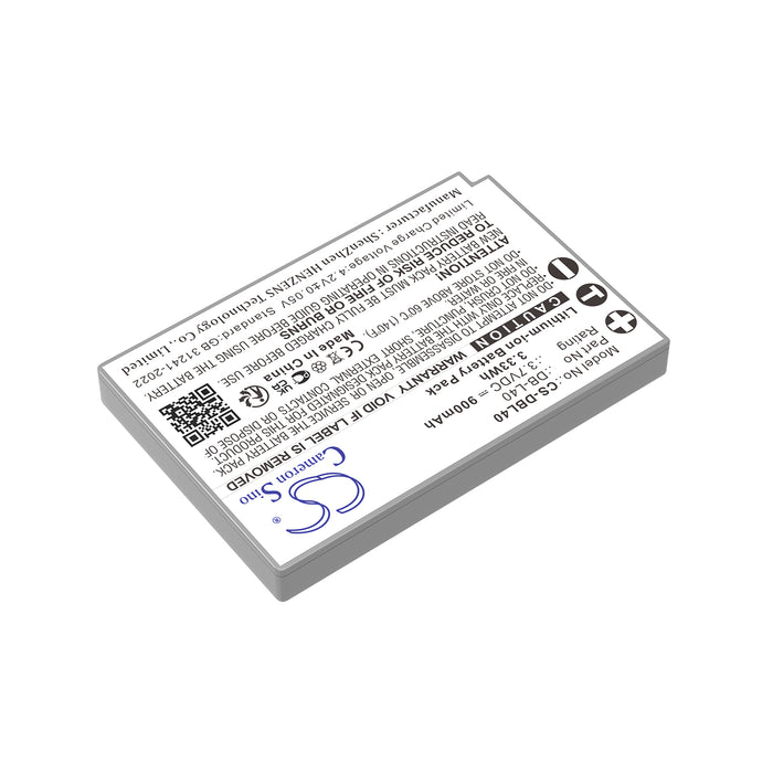 Sanyo Xacti DMX-HD800,Xacti DMX-HD2,Xacti DMX-HD1A,Xacti VPC-HD1,Xacti VPC-HD1E,Xatic VPC-HD1A,Xacti VPC-HD800,Xacti VPC-HD Camera Replacement Battery
