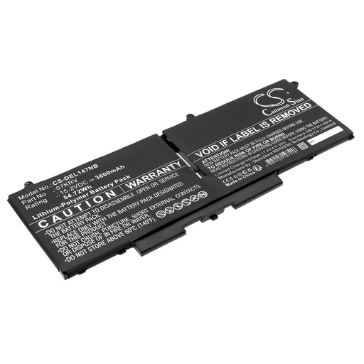 Dell Latitude 14 7430 3W64P, Latitude 14 7430 4FVJG, Latitude 14 7430 D1GX0, Latitude 14 7430 VTCWY, Latitude  Laptop and Notebook Replacement Battery