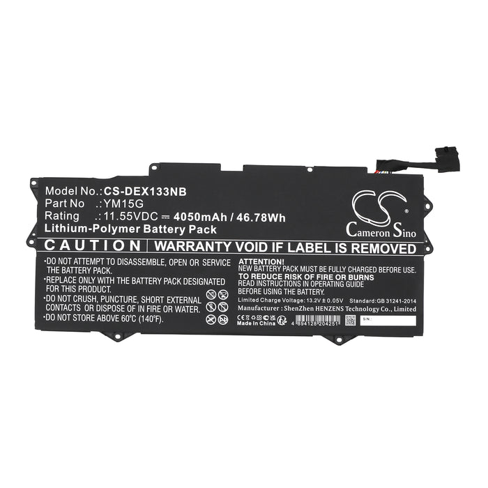 Dell XPS 13 9315-P1708LTW XPS 13 9315-D1705S XPS 13 9315-C0NNP XPS 13 9315-WP01KR XPS 13 9315 Laptop and Notebook Replacement Battery