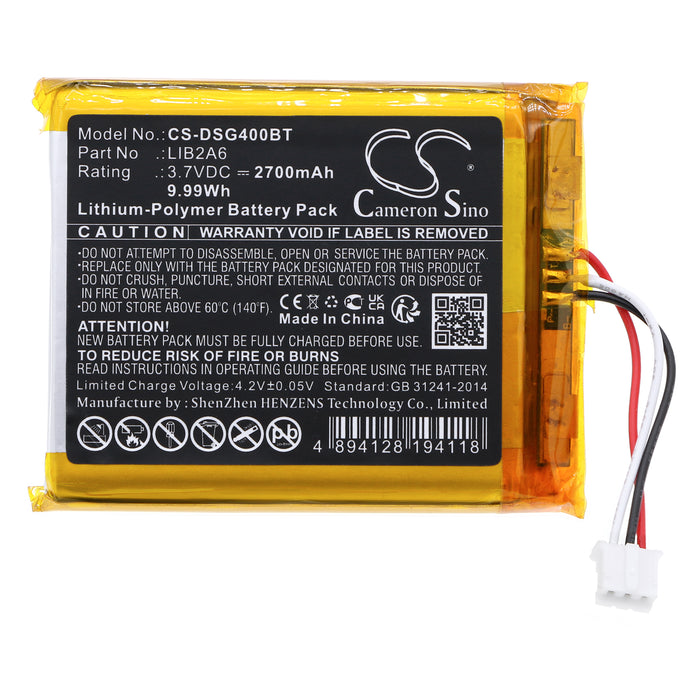 Visonic B3G-220, BGS-220, Transmitter VLE-320 Alarm Replacement Battery