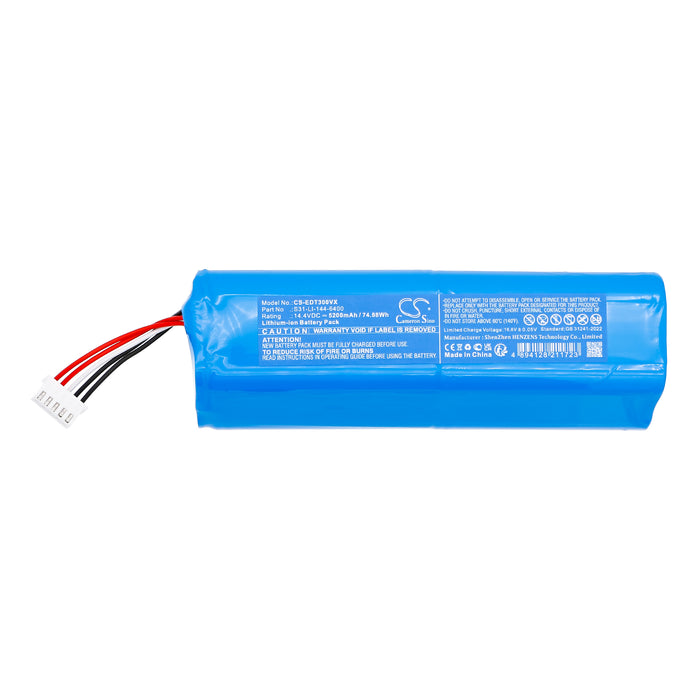 Ecovacs DSX39 T30S OMNI T30S Pro 5200mAh Vacuum Replacement Battery