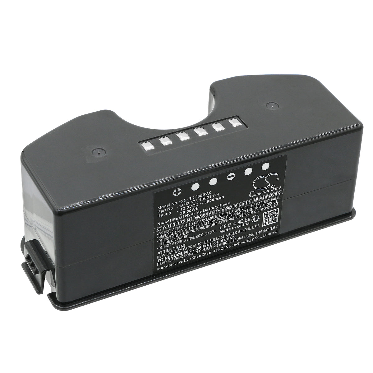Batterie Li-ion 10,8V 3400mAh Pour Ecovacs Deebot Slim 1, Slim 2, D36, DA60, DB35 - Remplacement ZJ1450