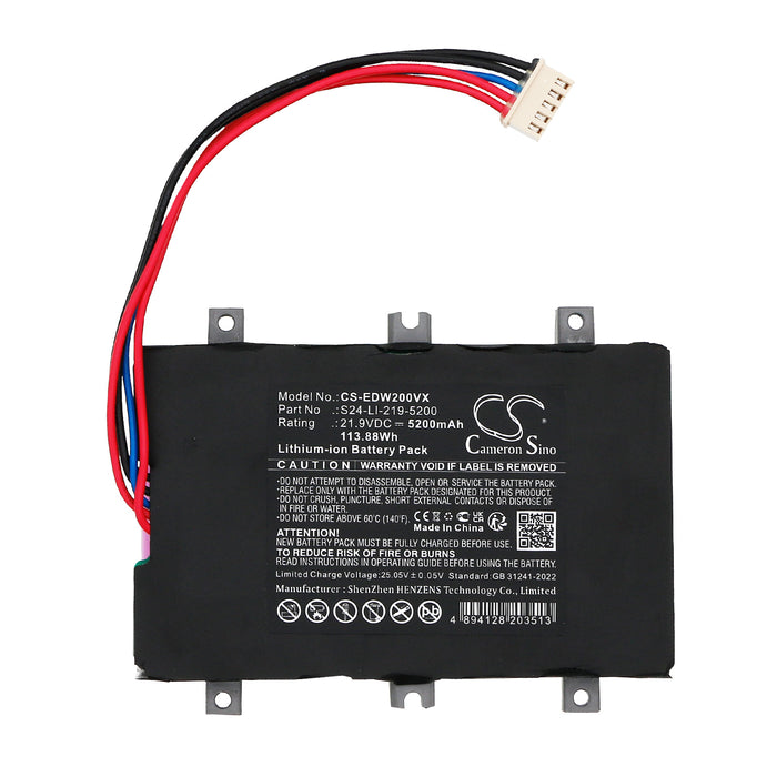 Ecovacs Winbot W2 Pro Winbot W2 Omni Winbot W2 Pro Omni Vacuum Replacement Battery