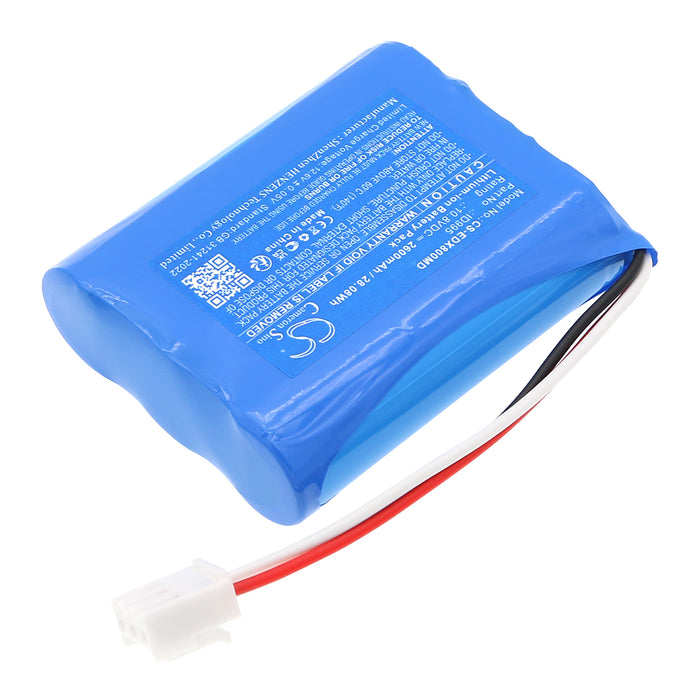 Edan EPM5 EPM7 EPM8 SE-1203 X10 Patient Monitor X12 Patient Monitor X8 Patient Monitor 2600mAh Medical Replacement Battery