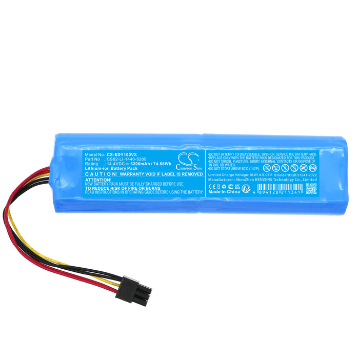 Ecovacs Deebot Y1 Deebot Y1 Plus 5200mAh Vacuum Replacement Battery