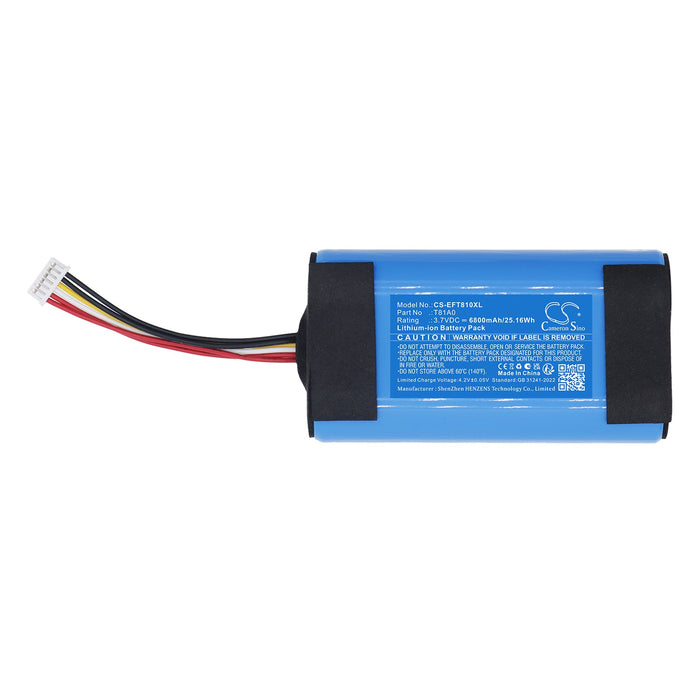 Eufy S120 Solar Wall Light Cam Security Solar Wall Light Cam S120 T81A0 6800mAh Security System Replacement Battery