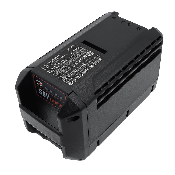Echo Scie à chaîne sans fil CCS_58V4AH, Scie à chaîne sans fil CCS-58VBT, Tondeuse dédiée sans fil CDST-58VBT, Batterie de remplacement pour outil de jardin avec cordon CHT-58VBT