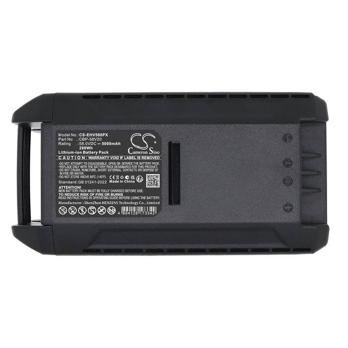 Echo Scie à chaîne sans fil CCS_58V4AH, Scie à chaîne sans fil CCS-58VBT, Tondeuse dédiée sans fil CDST-58VBT, Batterie de remplacement pour outil de jardin avec cordon CHT-58VBT