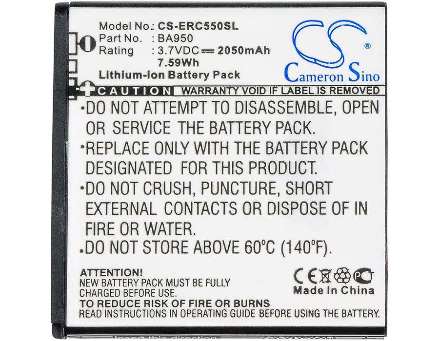 Sony BSP60 Speaker Replacement Battery