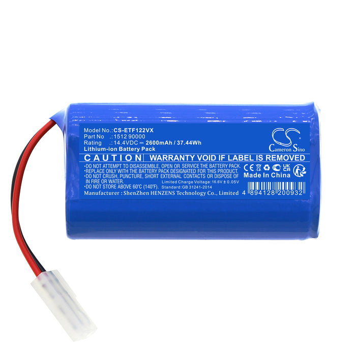 ETA 1226 90000, 1226 Felix, 1512 90000, 1512 Fido Vacuum Replacement Battery