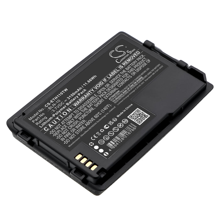 Eads Cassidian TH1N 3150mAh Two Way Radio Replacement Battery