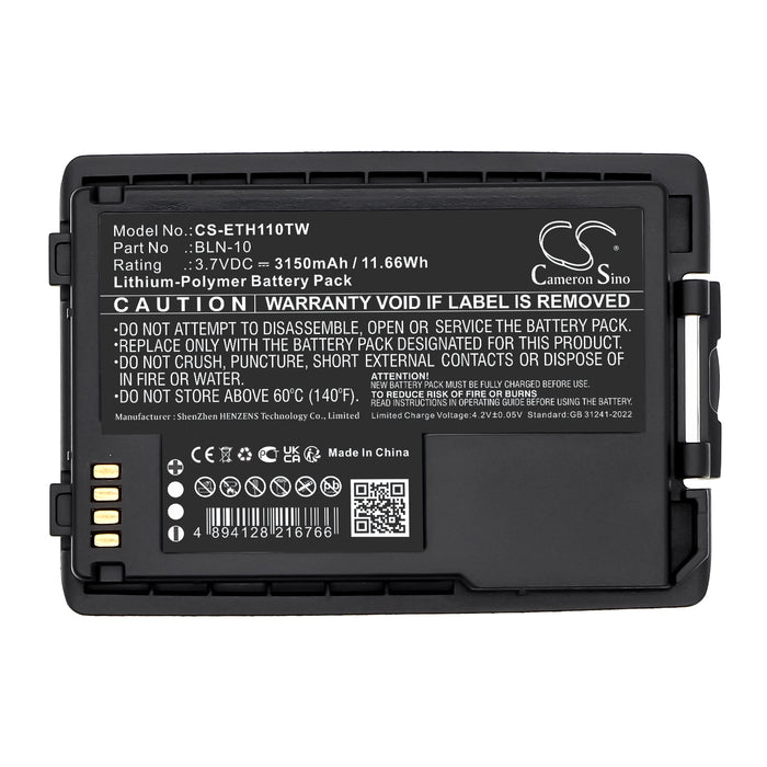 Eads Cassidian TH1N 3150mAh Two Way Radio Replacement Battery