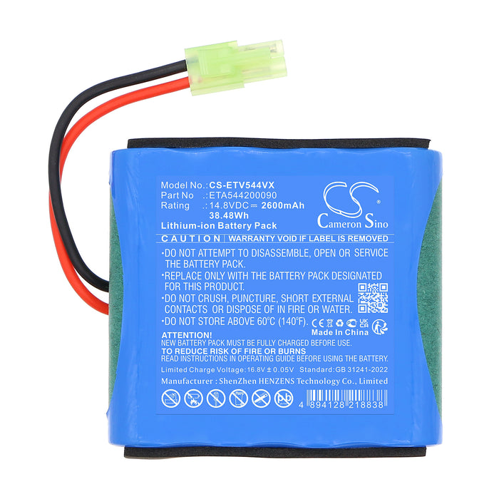 ETA 5442 Verto Vacuum Replacement Battery