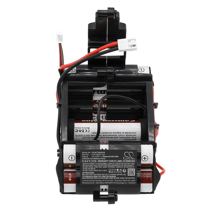 ETA 3447 Dasty 5449 Moneto 5449 Moneto Aqua Plus 6449 Moneto 3000mAh Vacuum Replacement Battery