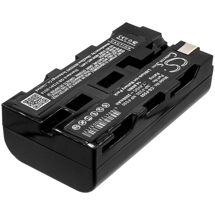 Blackmagic Design Video Assist 12G HDR monitor 2000mAh Camera Replacement Battery