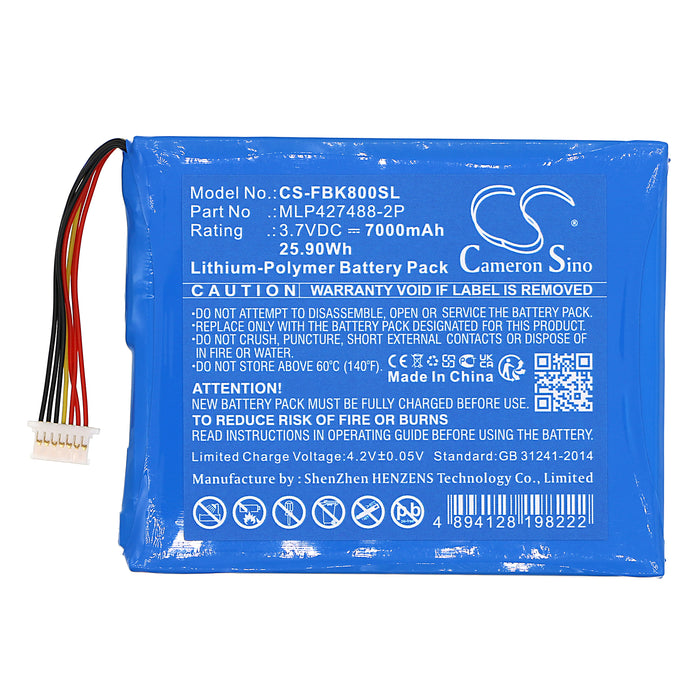 Fieldbook K80, K80 G2, Rugline RT86 Industrie Tablet Tablet Replacement Battery