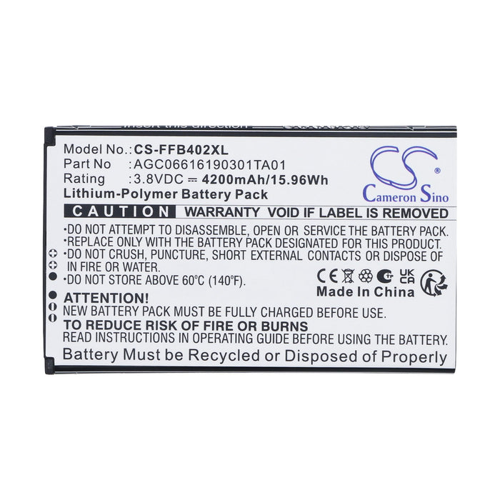Famoco FB40001 FB40002 FP20x 3G FP201 4G FP201 4G FP202 4G FX205 FX205SE ID Card Reader Replacement Battery