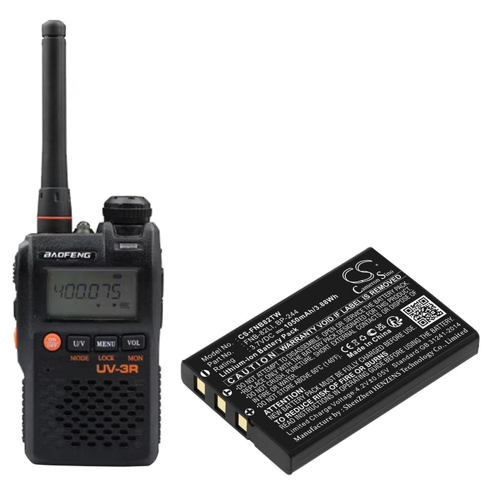 Intek KT-950EE,LN-950 Two Way Radio Replacement Battery