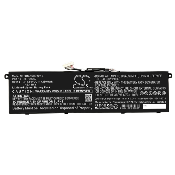 Fujitsu FMVA50G2B FMVA50G2L FMVA50G2S FMVA50H1B FMVA50H1L FMVA50H1S FMVA51G2SN FMVA51H1BE FMVA51H1SE FMVA53G2B Laptop and Notebook Replacement Battery