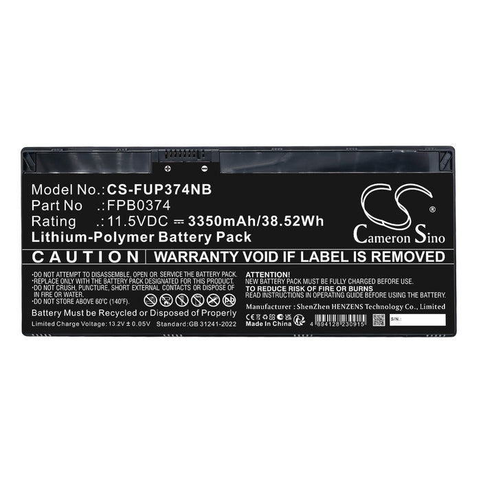 Fujitsu FMVQH04001 Lifebook U3114X Lifebook U3114XS Lifebook WQ1 Lifebook WQ1K1 Laptop and Notebook Replacement Battery