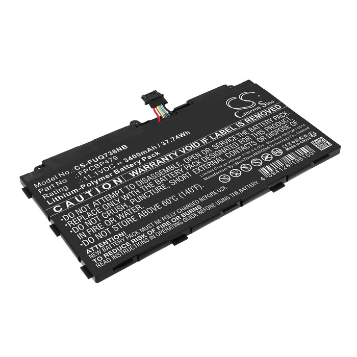 Fujitsu Stylistic Q616, Stylistic Q665, Stylistic Q738, Stylistic Q739 Laptop and Notebook Replacement Battery