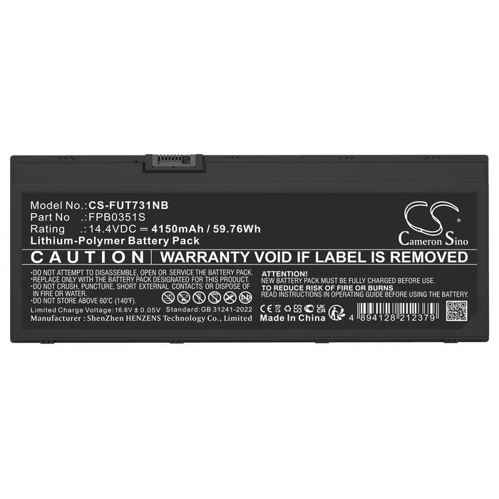 Franklin LIFEBOOK U7311 LifeBook U7310 Laptop and Notebook Replacement Battery
