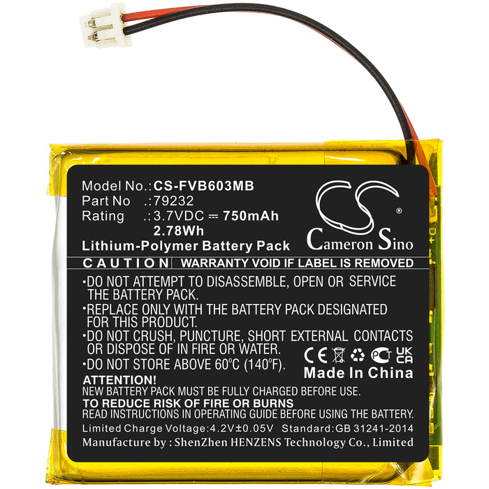 TakTark BM603 Baby Monitor Replacement Battery
