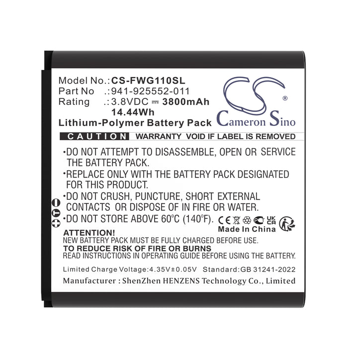 Franklin Wireless RG1100 Hotspot Replacement Battery