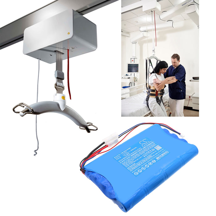 Guldmann GH3 Ceiling Lift GH3+ Ceiling Lift Medical Replacement Battery