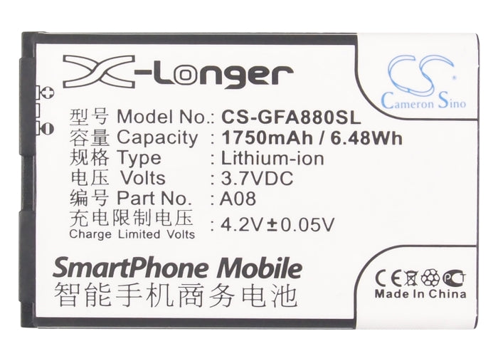 GFive A78,A79,A86,I88 Mobile Phone Replacement Battery