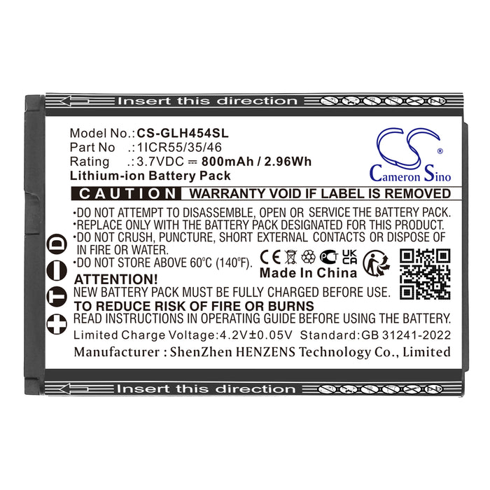 Geospace GSB-LHR Line Health Recorder Survey Multimeter and Equipment Replacement Battery