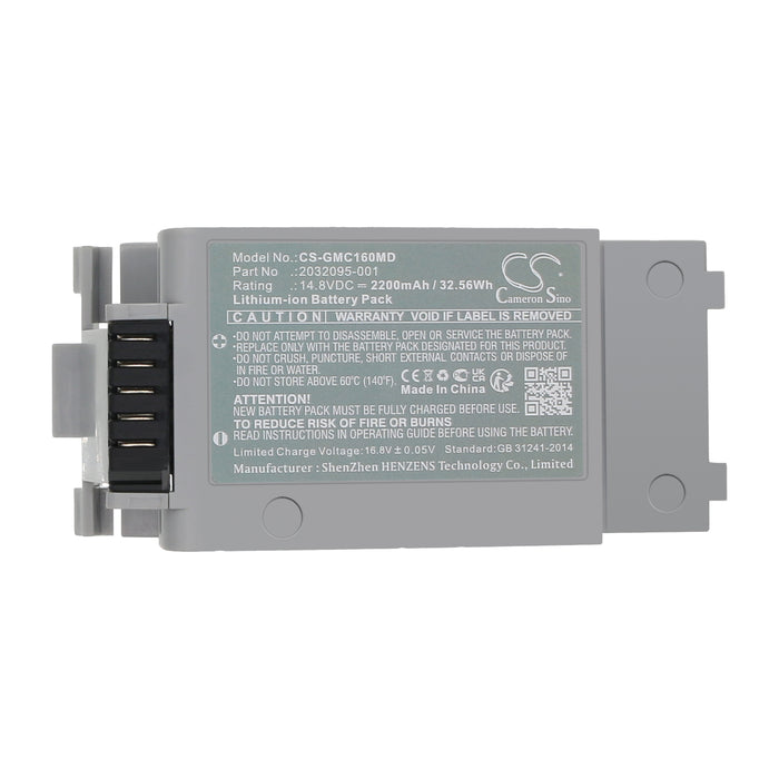 GE ECG Mac 1600, Mac 1600 Medical Replacement Battery