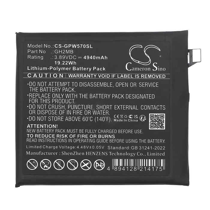 Google GQ57S GZC4K Pixel 9 Pro XL Mobile Phone Replacement Battery