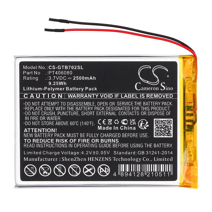 Haier GT7002 Geotab 7 Tablet Replacement Battery