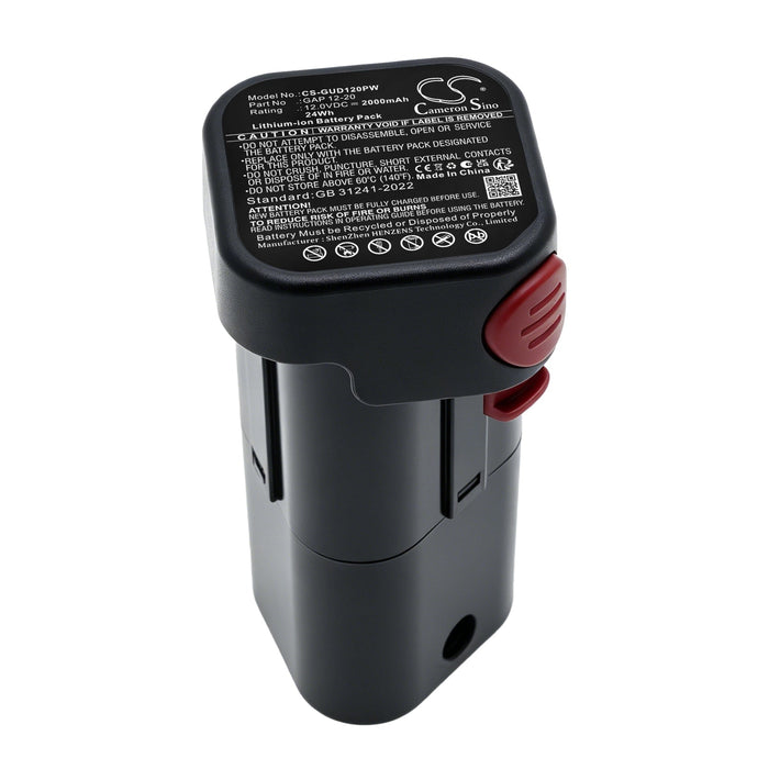 Gude RFP 12-201-04 Cordless Rainwater Recovery Pump Garden Tool Replacement Battery
