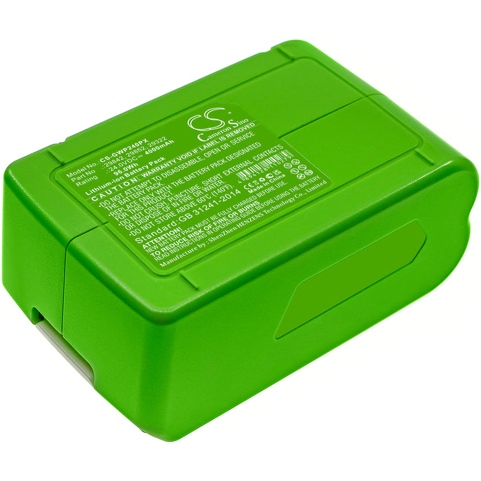 Stiga SAB 24 AE,SC 24 AE,SGT 24 AE,SHT 24 AE,SMT 24 AE 4000mAh Green Power Tool Replacement Battery