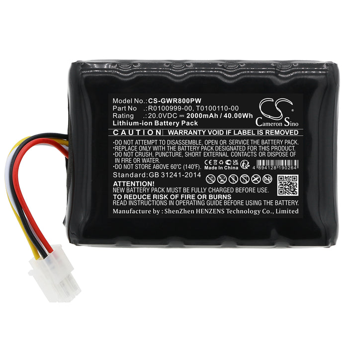 GreenWorks Optimow 4,Optimow 5,Optimow 7 2000mAh Lawn Mower Replacement Battery