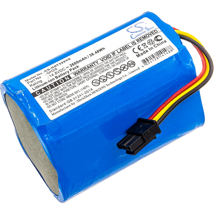 Liectroux DH860,Q7000,Q8000,ZK808,Robot B6009,ZK900,ZK901 Vacuum Replacement Battery