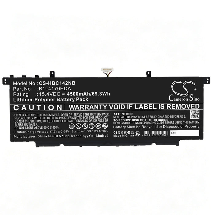 H3C Book Ultra 14T Book Ultra 14T G2 Laptop and Notebook Replacement Battery