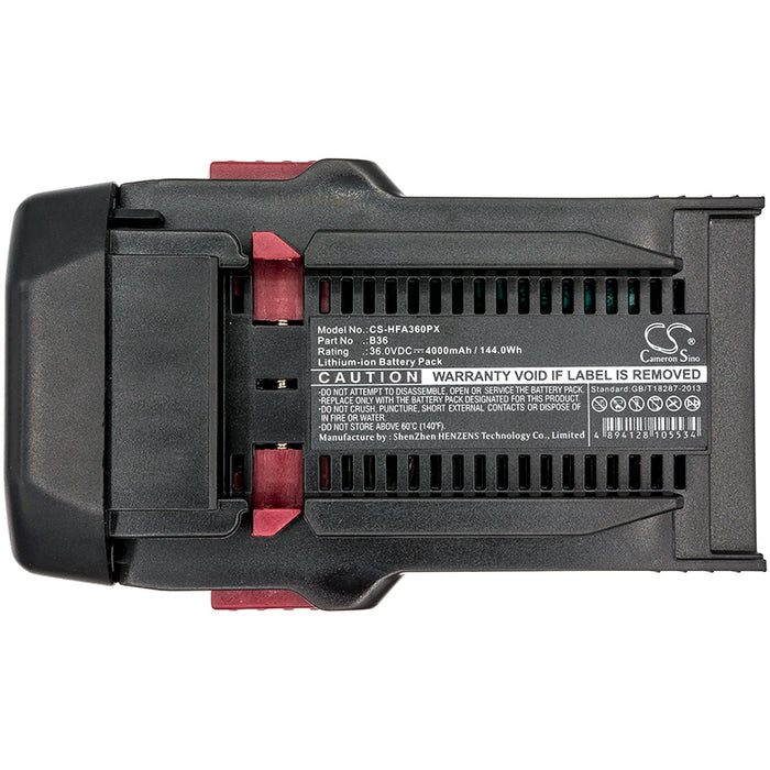 Hilti TE6-A36 TE6-A Li WSR36-A 4000mAh Power Tool Replacement Battery