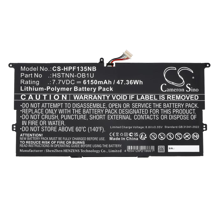 HP Elite Folio 13.5 inch 2-in-1 Laptop and Notebook Replacement Battery