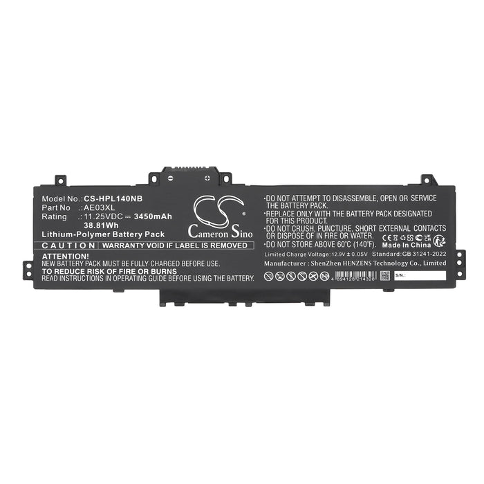 HP 14-EE0000 14-EE0001NB 14-EE0002NB 14-EE0002NF 14-EE0003NB 14-EE0004TU 14-EE0005TU 14-EE0006TU 14-EE0008TU 1 Laptop and Notebook Replacement Battery
